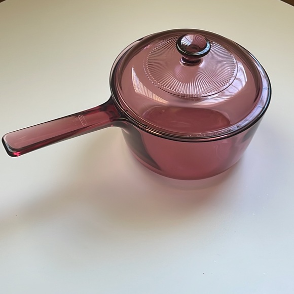 Corningware Other - 1 Litre  Corning Ware Visions Cranberry Covered Sauce Pan